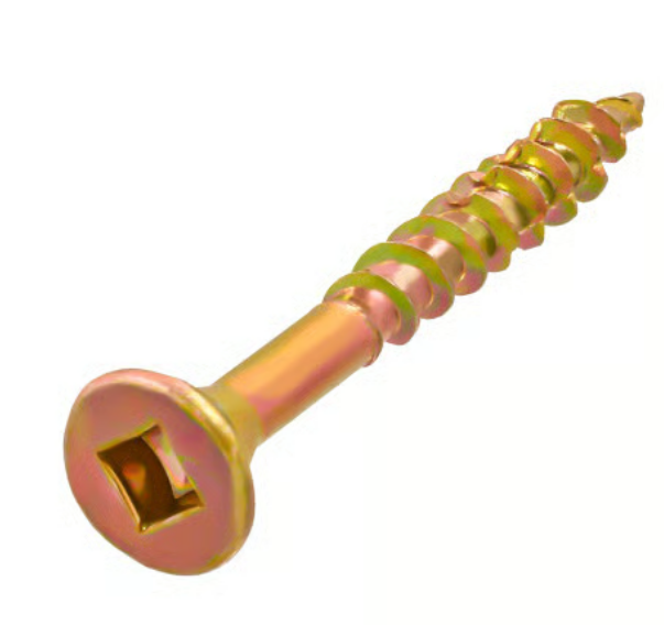 Yellow Zinc construciton screws
